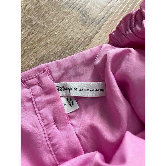 Disney X Janie and Jack Sleeping Beauty Aurora Dress Size 7 Princess Pink - Picture 5 of 10